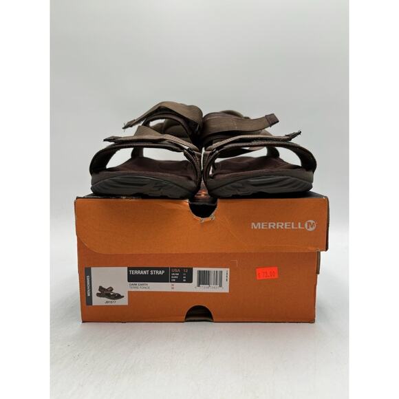 MERRELL TERRANT STRAP J91517 Men's NEW Mesh Sandals Brown US Size 12 NIB - Picture 11 of 11